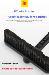 Pala quitanieves multifuncional para coche y herramienta de eliminación de hielo, artefacto de barrido de doble extremo para invierno, venta al por mayor - Product Image 3