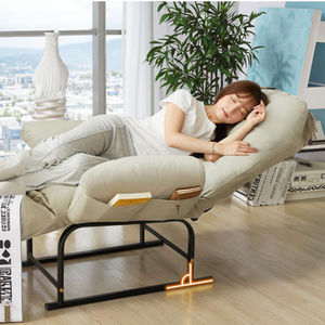 Fauteuil inclinable moderne pliable pour une personne, canapé paresseux réglable, idéal pour le bureau et la sieste, mobilier de salon polyvalent - Product Image 2