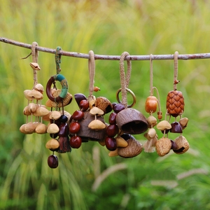Wholesale Handmade Natural Seed Pod Sound Healing Chime, Fruit Shell <b>Car</b> Hanging <b>Ornament</b> For Yoga Meditation Gift - Product Image 3