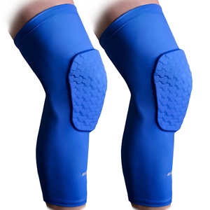 Rodillera de neopreno tipo panal de abeja, protectora deportiva, de compresión, ajustable y transpirable, para baloncesto y fútbol - Product Image 1