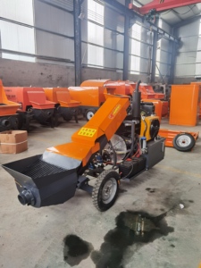 bibo Factory Custom-Made Concrete Tilting <b>Pump</b> <b>Small</b>-Scale Concrete <b>Pump</b> for Secondary Concrete Structures - Product Image 3