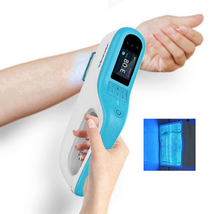 Lampu UVB genggam portabel, mesin perawatan 308nm Laser Excimer 308nm KN-5000E 308nm untuk Vitiligo, Psoriasis, eksim - Product Image 2