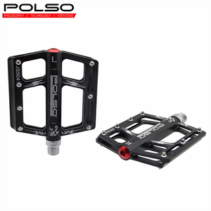 Pédale de vélo POLSO JS504 OEM de haute qualité, ultralégère, avec 3 roulements étanches, en alliage d'aluminium, rouge, bleu, noir, pour BMX, cruisers, VTT, vélo de route - Product Image 6