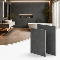 Panneau mural en PVC de luxe, imitation marbre, imperméable, panneaux muraux 3D avec texture décorative pour hall d'hôtel et intérieur de salle de bain