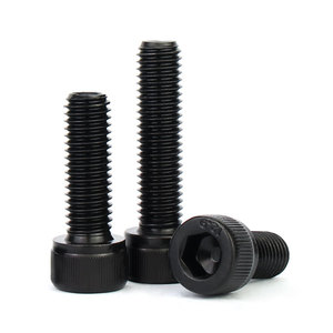Tornillos de Acero Inoxidable SS304 MALAXY China, M6, Llave Allen, DIN912, Tornillo de Cabeza Cilíndrica, Tornillo Allen, Tornillo de Cabeza Redonda, Óxido Negro, M4 - Product Image 2