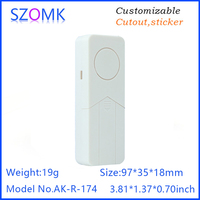 97*35*18mm Détecteur magnétique de porte rectangulaire Réseau IOT sans fil Boîte en plastique intelligente Boîte de commutation de capteur de porte d'accès à distance pour porte