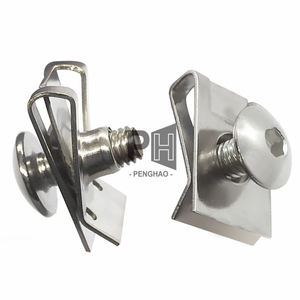 M6/M5/M4 Edelstahl U-Typ-Clips-Faden 5 mm 6 mm 4 mm Schilf-Knötze und Bolzen Schrauben für Auto Motorrad Scooter ATV-Clip-Knötze - Product Image 1