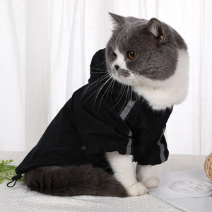 Chaqueta para Perro Negra Talla SMLXL, Impermeable, Reflectante, Ropa para Mascotas, Abrigo para Otoño e Invierno - Product Image 2