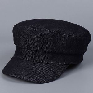 Gorra de Capitán de Mezclilla Plana para Mujer, Estilo Casual, Protección Solar, Novedad Otoño 2025 - Product Image 5