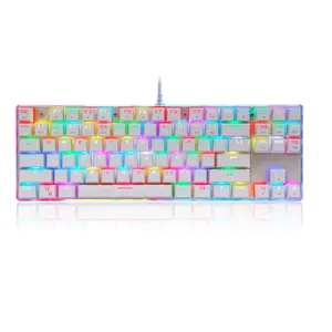 Motospeed Bàn Phím Cơ Có Dây USB K87S Mới Bàn Phím Game Thủ Outemu Kailh Bàn Phím Chơi Game Cơ 87 Phím RGB