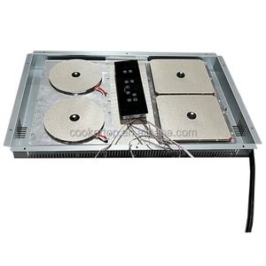 Table de cuisson à induction invisible à quatre brûleurs avec demi-pont - Product Image 5