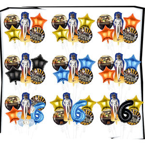 Nuova alleanza dei cattivi Film in alluminio palloncino Set cartone animato grande lupo cattivo per bambini decorazione per festa di compleanno palloncino - Product Image 2