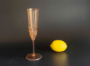 Verre à champagne léger en PS de 4 oz, semi-transparent, multicolore, réutilisable, pour fêtes, hôtels, restaurants - Product Image 5