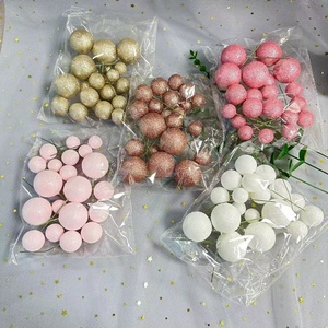 كرات فوم للخبز بألوان باستيل لامعة مختلطة، 20 قطعة، بالجملة من المصنع، لتزيين قبعات كعك عيد الميلاد ولوازم الحفلات للعام الجديد 2024 - Product Image 5