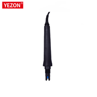 Sensor pH Air Limbah Industri Online 3/4 NPT Elektroda Plastik Dual Junction Probe pH Limbah