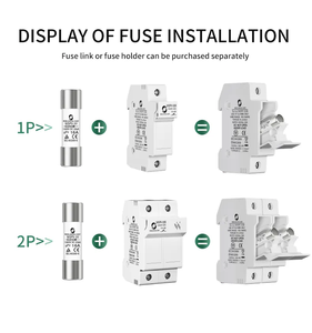 CE TUV fusibile fotovoltaico solare di alta qualità 1000V e portafusibili - Product Image 5