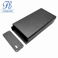 Boîtier de commande en aluminium pour projets électroniques, montage de circuits imprimés DIY, indice de protection IP54, anodisé noir, 120x71x25mm