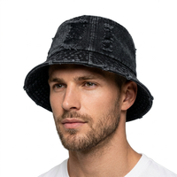 Casquette de marin en coton délavé style cowboy, broderie 3D personnalisée, chapeau bob universel
