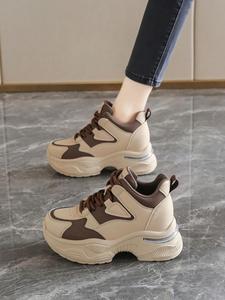Zapatillas Deportivas de Tacón Oculto Estilo Vintage para Mujer, Plataforma de 8 cm, Zapatos Cómodos y Versátiles que Aumentan la Estatura, Ideales para Mujeres Pequeñas - Product Image 6