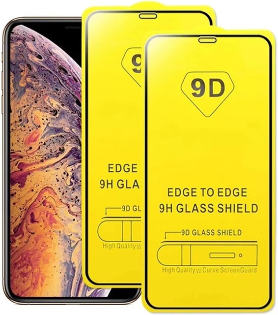 9D Screen Protector for Samsung Galaxy S25 Edge S24 Plus S23 FE for iPhone 17 16 Pro Max Mobile Phone Tempered Glass Screen