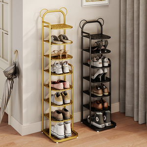 Étagère à chaussures multi-niveaux en métal Jinsheng X327S, gain de place, rangement intérieur, armoire à chaussures pour entrée, utilisation domestique simple - Product Image 1