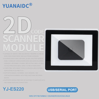 Lecteur de code Qr avec lecteur de code Qr pour distributeur automatique Plc Haut-parleur vocal Wink Panneau thermique Clavier Flap Qr-code Reader
