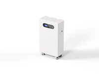 Batería de fosfato de hierro y litio de 51.2V 314Ah 16.08kWh, gabinete de batería solar con ruedas ESS para inversores Deye Growatt Victron