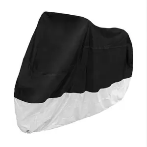 Groothandel Motorfiets Regenhoes Zwarte Hoge Kwaliteit Waterdichte Zon Motorfiets Outdoor Cover