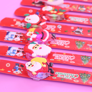Pulseras circulares LED de Navidad para niños, juguetes creativos para decoración de fiesta - Product Image 4