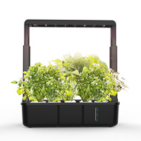 15 mini-pods de culture intelligents de bureau avec éclairage LED et pompe pour jardin domestique et de bureau
