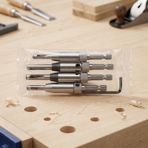 4 Pcs Woodworking Professional Hinge <b>Drill</b> <b>Bit</b> for Precise Positioning of Hole Opener - Product Image 3