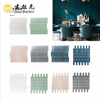 Carreaux de mosaïque en céramique multicolores de qualité supérieure pour la décoration intérieure de la maison, des cafés et des restaurants commerciaux