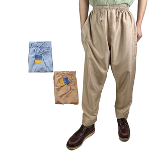 <span class=keywords><strong>Pantalones</strong></span> de bolsillo de poliéster de <span class=keywords><strong>estilo</strong></span> étnico <span class=keywords><strong>para</strong></span> <span class=keywords><strong>hombre</strong></span>, ropa de oración musulmana árabe transfronteriza, estambre recto medio, stock de fabricante al por mayor - Product Image 1