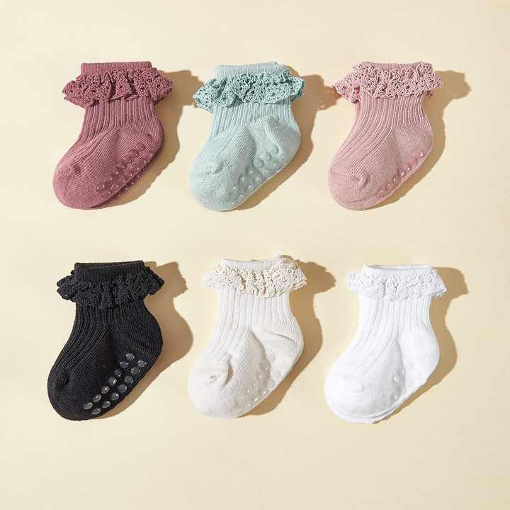 Newborn Baby Socks Infant Toddler Socks Boy Girl Soft Solid Cotton Sock, Boys Fashion Clothing