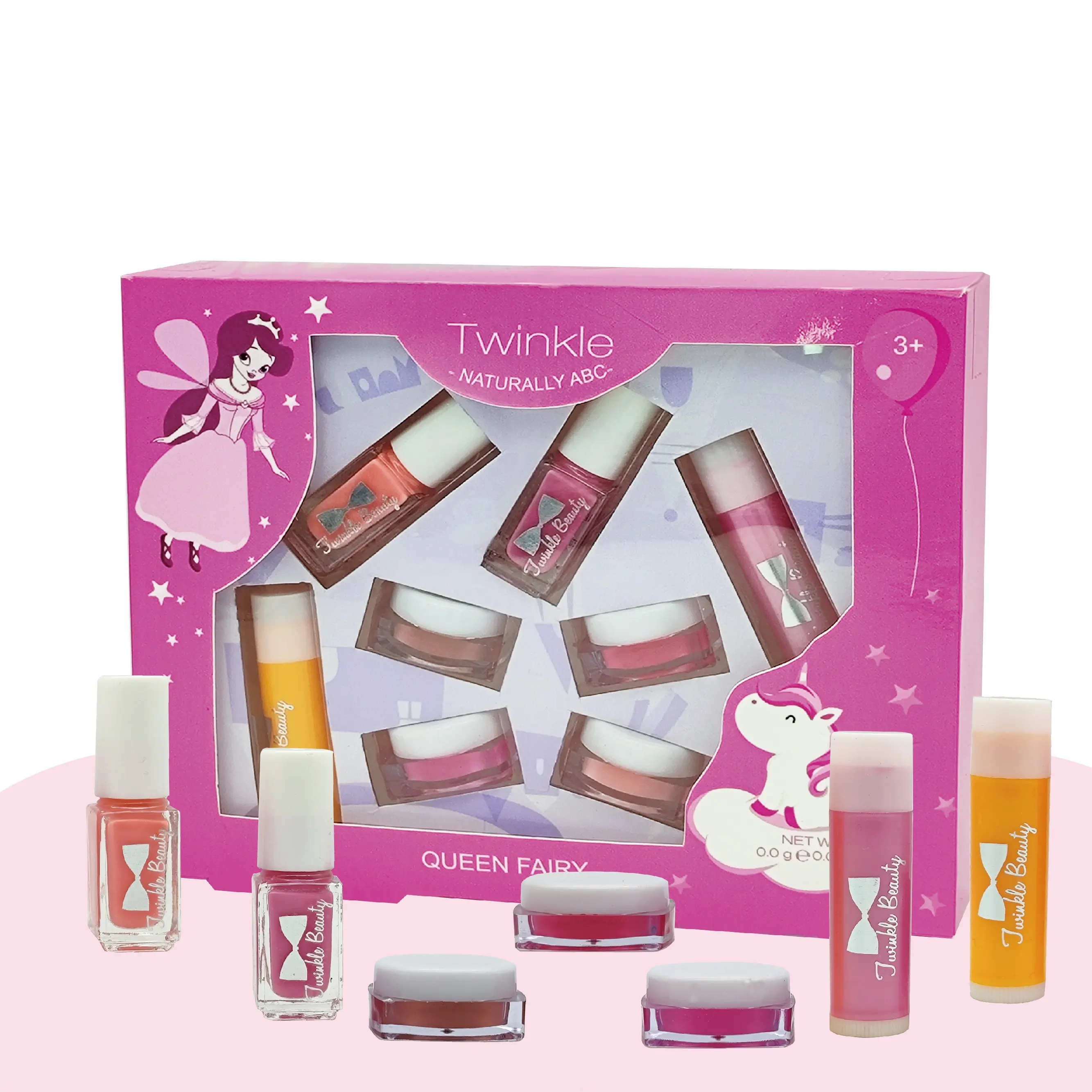 Oem/Odm Cosmetica Set Speelgoed Make-Up Meisjes Lippenstift Nagellak Compact Meisje Speelgoed Make-Up Set Voor Kinderen Spelen Huis Meisje