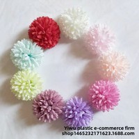 Bunga Artificial Kepala Bunga 9cm 7cm Aster Krisan Buket Tangkai Tunggal untuk Dekorasi Pernikahan dan Rumah