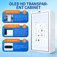 Vitrine d'affichage 3D transparente IPS sur mesure en gros, haute luminosité pour l'affichage interactif de bijoux et de montres