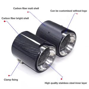 Tuyau d'échappement SYPES en fibre de carbone embout de silencieux pour <span class=keywords><strong>BMW</strong></span> M2 M3 M4 M5 M6 M135i M235i M140i M335i M340i <span class=keywords><strong>M435i</strong></span> M440i - Product Image 5