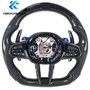 <span class=keywords><strong>Volante</strong></span> Deportivo Personalizado de Fibra de Carbono con Luces LED para BMW CS M3 M4 M5 M6 X3 X4 X5 X6 X7 X8 G01 G12 G20 <span class=keywords><strong>G29</strong></span> G30 G35 G37 G80 G82 M340i F30 - Product Image 2