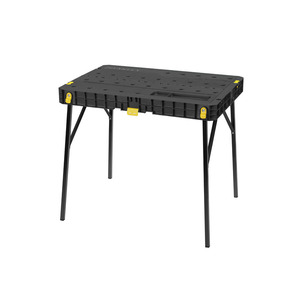 Table d'atelier pliable robuste Essential Workbench 36 po x 24 po avec rangement et trous pour outils, pour garage ou utilisation extérieure - Product Image 1