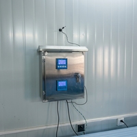 Contrôleur de température et d'oxygène dissous en ligne DO 6800 certifié CE ISO9001 RoHS avec RS485, 4-20mA, alarme par relais, IP65 pour l'aquaculture