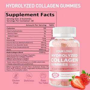 กัมมี่คอลลาเจนออร์แกนิคพร้อมไบโอตินและวิตามินซีภูมิคุ้มกันบูสเตอร์ไวท์เทนนิ่งสำหรับผู้ใหญ่กำหนดได้เอง - Product Image 5