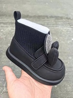 Bottes en cuir pour bébé Bottes de cheville à la mode pour filles Bottes chaudes pour garçons Design mixte Vente en gros