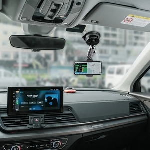 Support de caméra de voiture en aluminium Support de caméra de tableau de bord sous vide pour Insta <span class=keywords><strong>360</strong></span> <span class=keywords><strong>GoPro</strong></span> Action Camera Accessoires - Product Image 5
