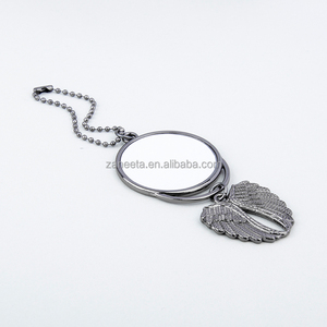 ที่แขวนในรถทำจาก<span class=keywords><strong>อลู</strong></span><span class=keywords><strong>มิ</strong></span><span class=keywords><strong>เนียม</strong></span>สีเงินมีปีกนางฟ้าเสน่ห์สำหรับรถ - Product Image 6