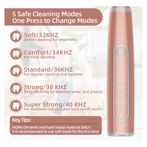 Gran oferta, 1500mAh, recargable, vibrador inteligente, escalador <span class=keywords><strong>Dental</strong></span> ultrasónico eléctrico, higiene bucal multiusos para Limpieza de dientes, perro - Product Image 6