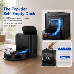 Aspiradora Robótica Inteligente PX7D con Navegación LDS, Bolsa para Polvo de 3.5L, Potenciador para Alfombras, para Limpieza Comercial y Doméstica - Product Image 3
