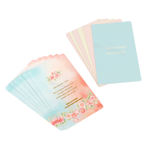 Cartes d'affirmation auto-amour <span class=keywords><strong>de</strong></span> motivation d'usine, impression personnalisée <span class=keywords><strong>de</strong></span> la Phrase Positive, carte <span class=keywords><strong>de</strong></span> jeu - Product Image 4