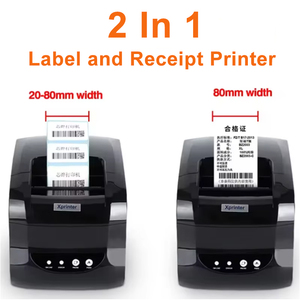 Máy in nhãn nhiệt, mã vạch, hóa đơn để bàn Xprinter XP-365B 80mm 3 inch, kết nối USB, Wifi, <span class=keywords><strong>Bluetooth</strong></span>, dùng cho siêu thị - Product Image 2