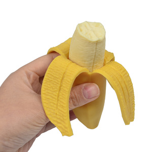 Jouet anti-stress <span class=keywords><strong>banane</strong></span> pelable très populaire, boule de pâte à modeler TPR à presser pour soulager la pression - Product Image 6
